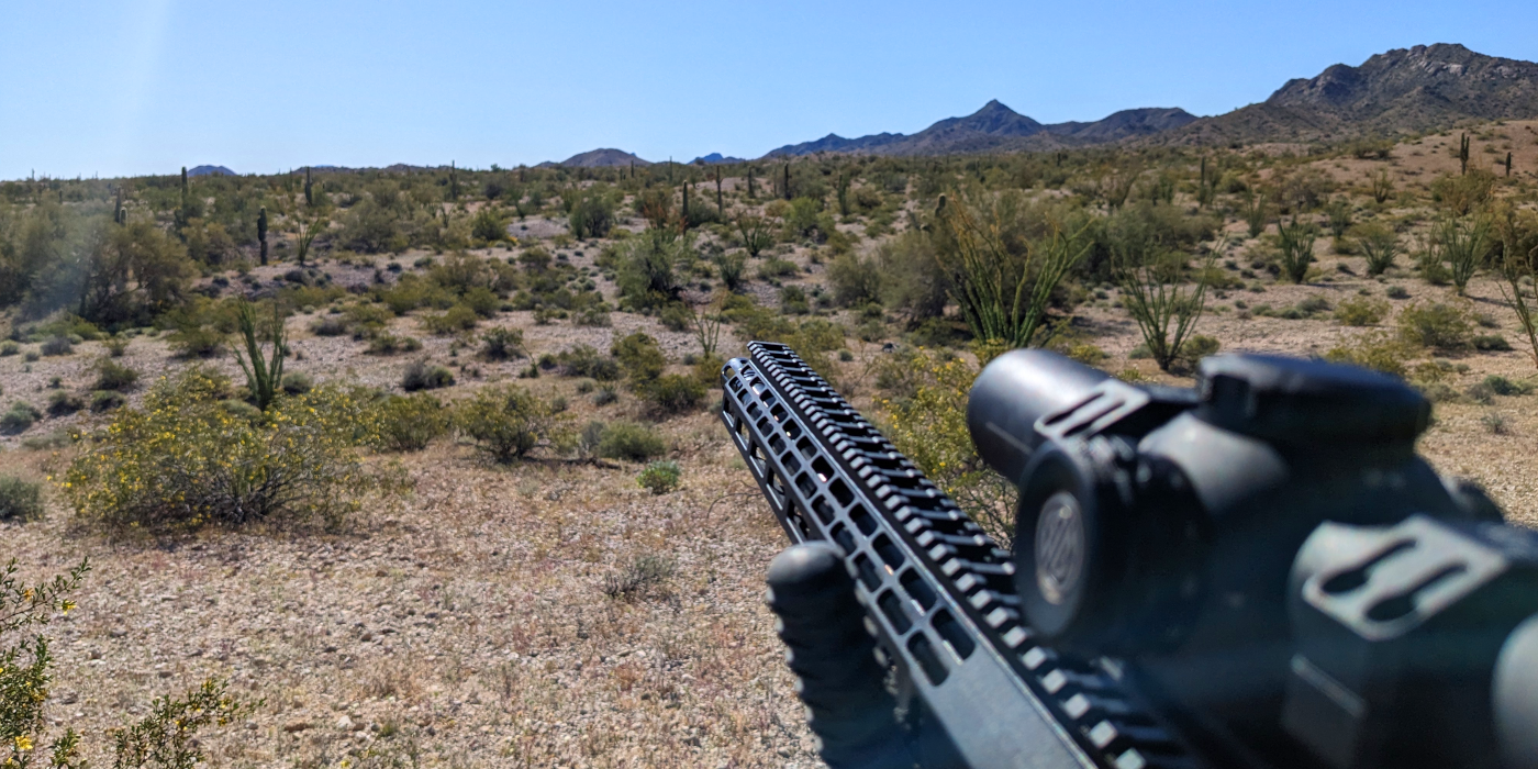 A reflective rifle